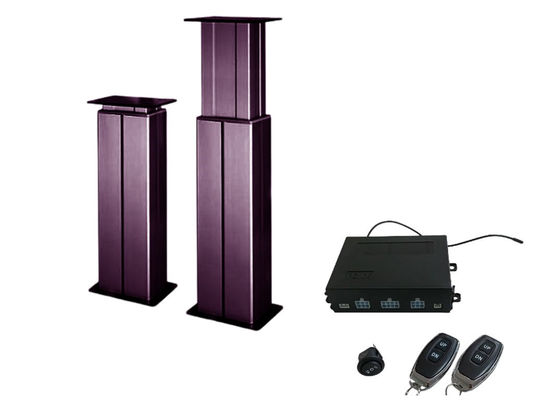 4500N Max. Force Telescopic Lifting Columns Hall Effect Synchronized System 24V DC